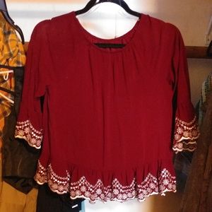 Girls top. Used twice for pictures.